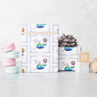 Whale Birthday Presentpapper