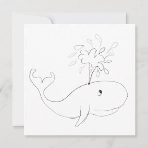 Whale Childisk Teckning