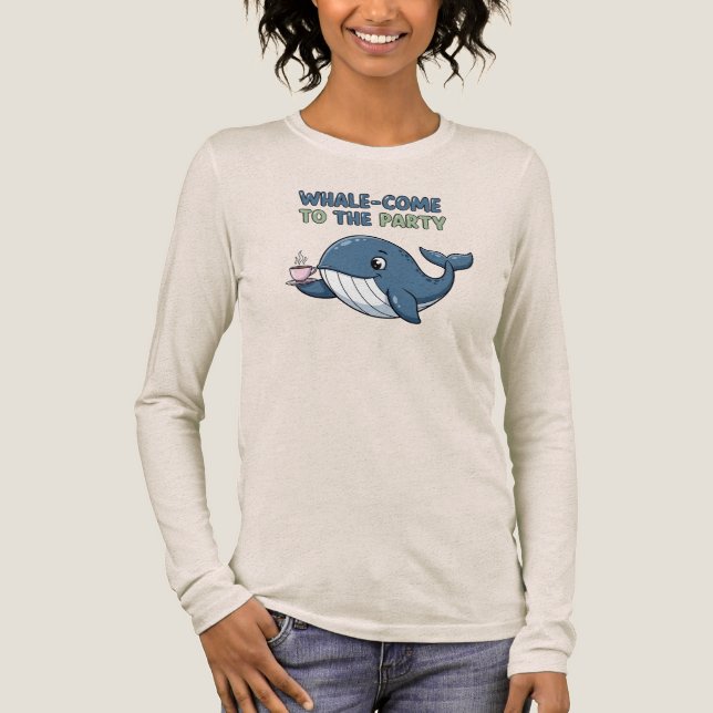 Whale-Come to the Party T Shirt (Framsida)