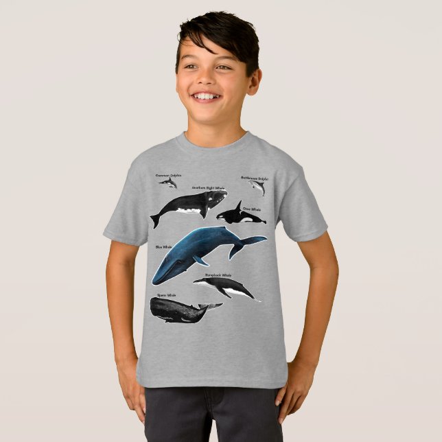 WHALE DAYS T SHIRT (Hel framsida)