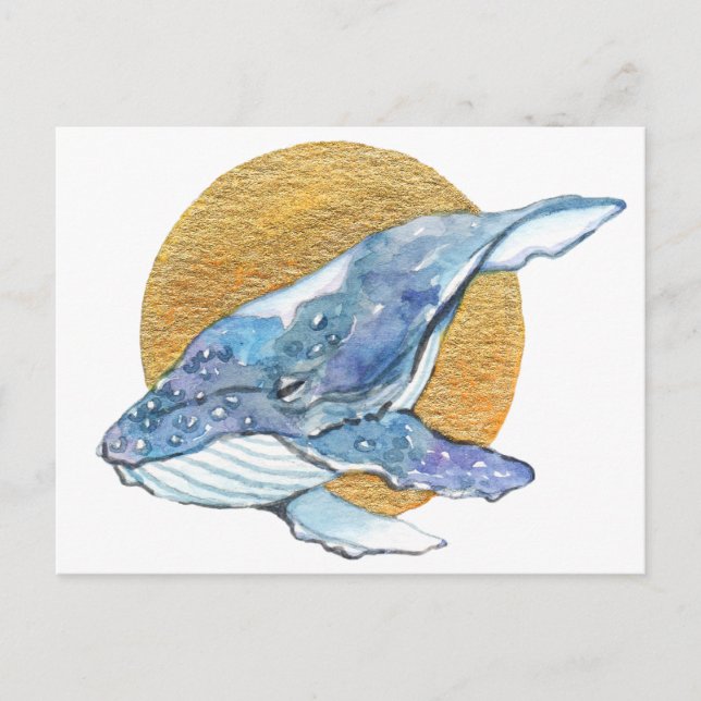 Whale Dream Vykort (Framsida)