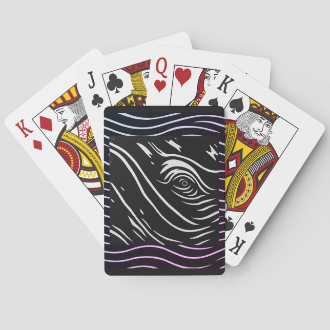 Whale eye playing cards casinokort (Baksidan)