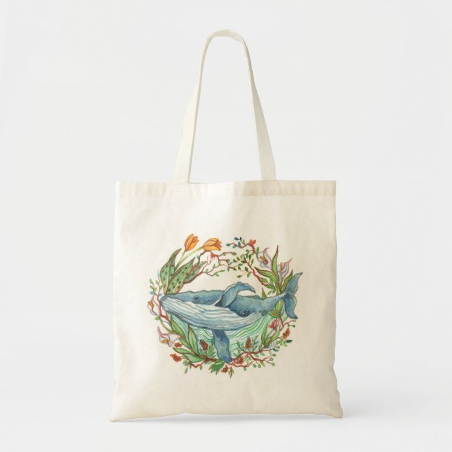 Whale Garden Tygkasse (Framsidan)