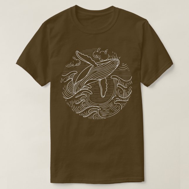 Whale Gifts Manar T Shirt (Design framsida)