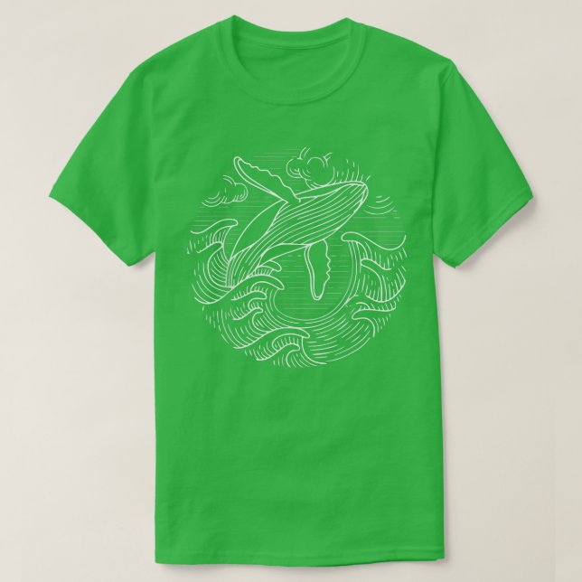 Whale Gifts Manar T Shirt (Design framsida)