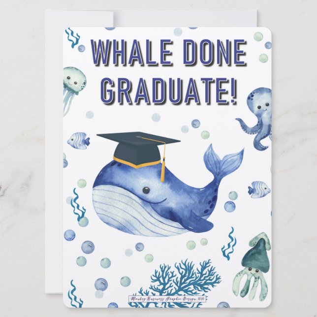 WHALE GJORDE STUDENT! KORT (Framsida)