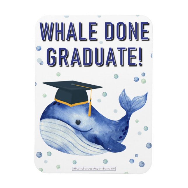 WHALE GJORDE STUDENT! MAGNET (Vertikal)