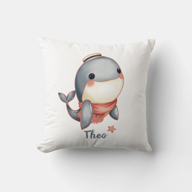 Whale Hello There! Kudde (Framsida)