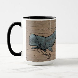 Whale & Hibiscus Mugg 15oz