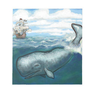 Whale Ho Anteckningsblock