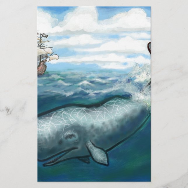 Whale Ho Brevpapper (Framsida)