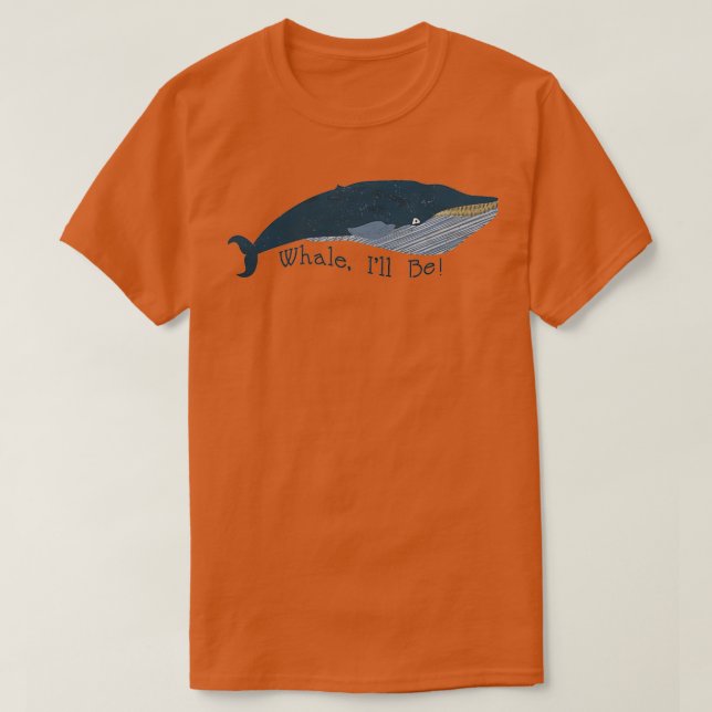 Whale Ix27ll T Shirt (Design framsida)