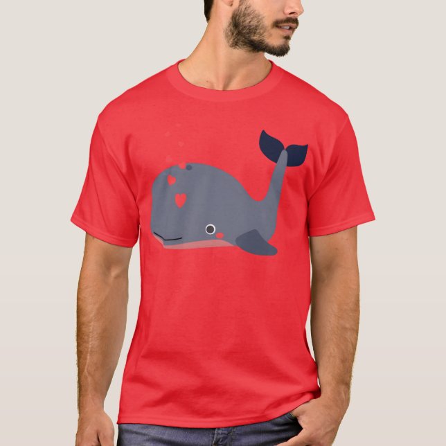 Whale Music Boy T Shirt (Framsida)