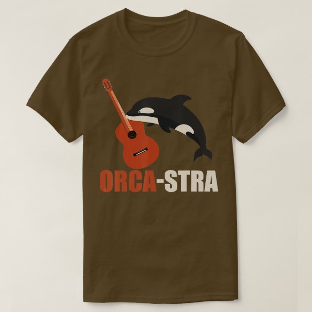 Whale Pun Joke Whales Orcastra Cello Orca T Shirt (Design framsida)