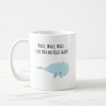 Whale Pun - Mugg - Anpassningsbar Mugg - keramik