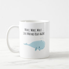 Whale Pun - Mugg - Anpassningsbar Mugg - keramik