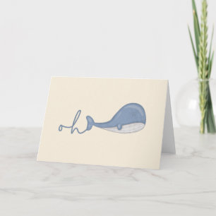 Whale Pun: Oh Whale Anteckningskort
