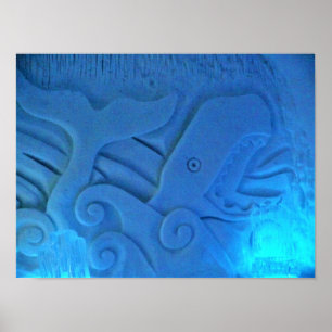 Whale Room at Hotel de Glace, Quebec, Kanada Poster