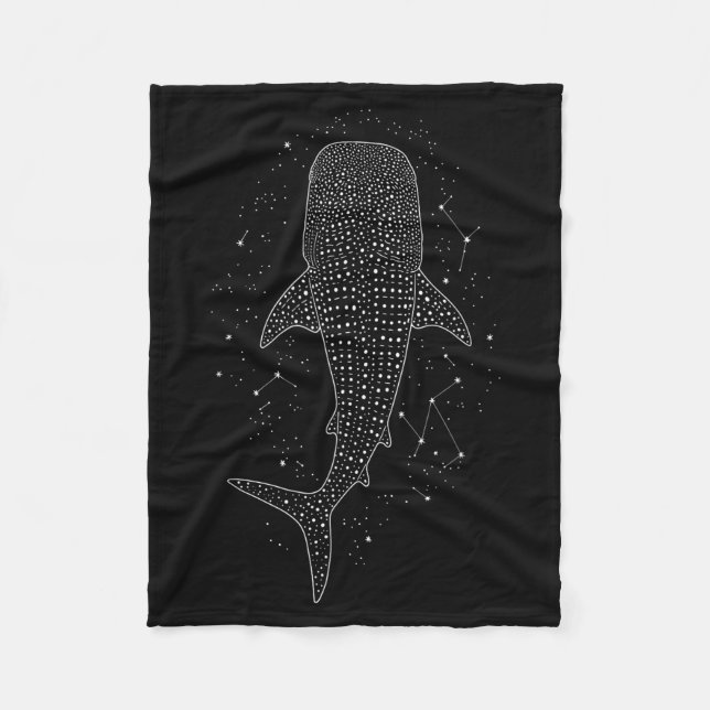 Whale Shark Constellation Marine Life For Animal L Fleecefilt (Framsidan)