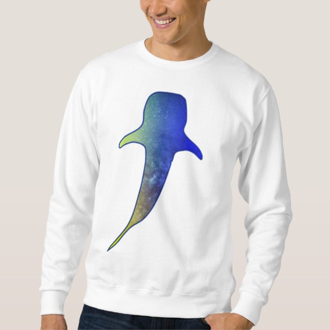 Whale Shark Galaxy Sweatshirt (Framsida)