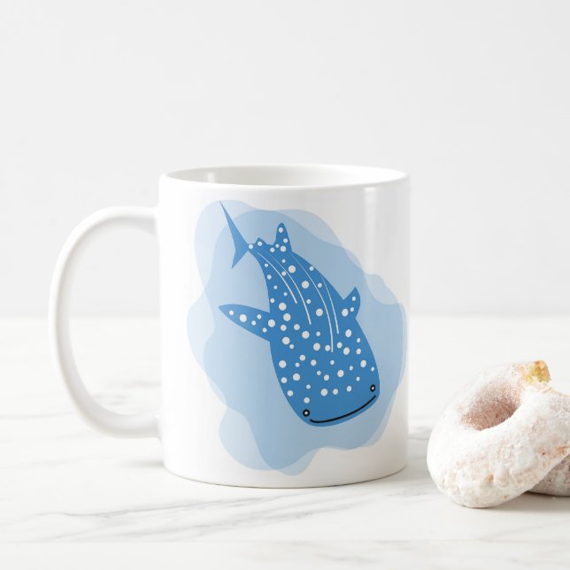 Whale shark kaffemugg (Med munk)