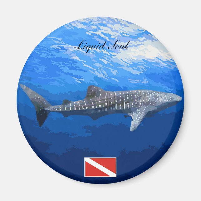 Whale Shark Magnets Magnet (Framsidan)