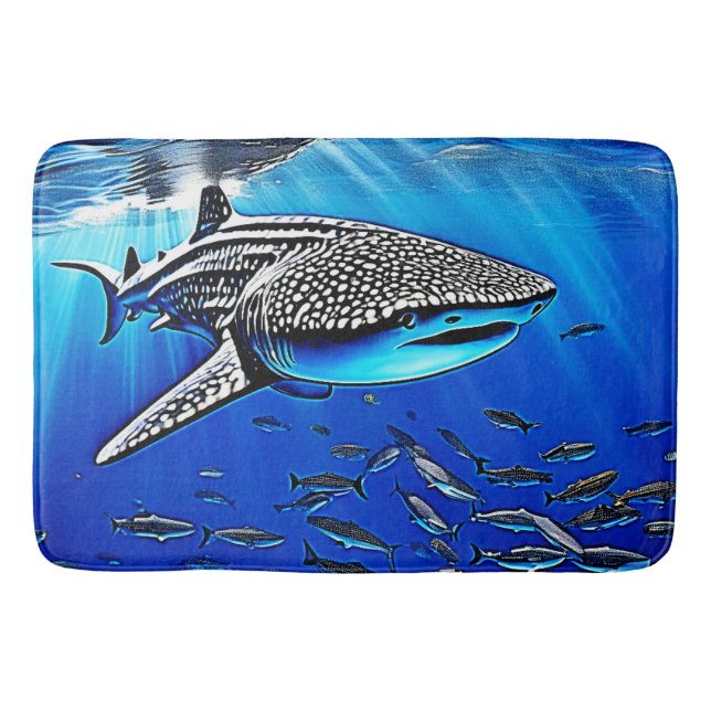 Whale Shark Majesty Design Badrumsmatta (Framsidan)