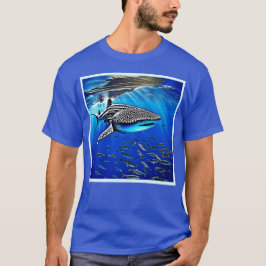 Whale Shark Majesty Design T Shirt
