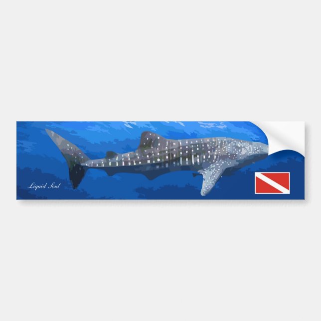 Whale Shark Sticker Bildekal (Framsidan)