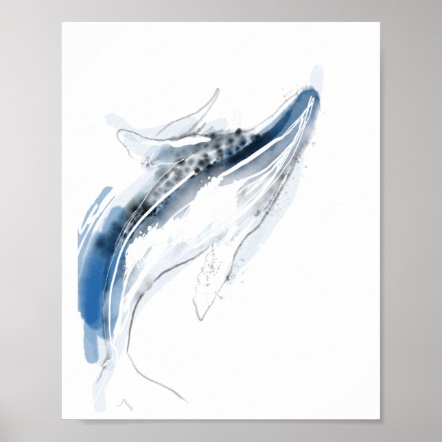 Whale stänk poster (Framsidan)