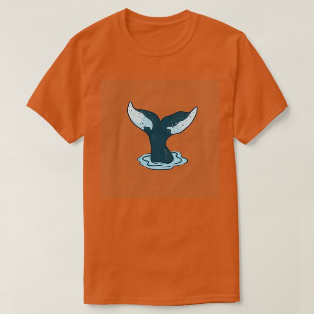 Whale Svan 12 T Shirt (Design framsida)