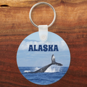 Whale Svan Alaska Keychain Gift Nyckelring