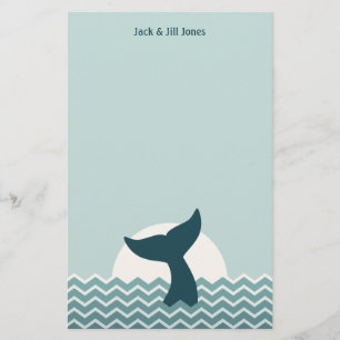 Whale Svan Brevpapper