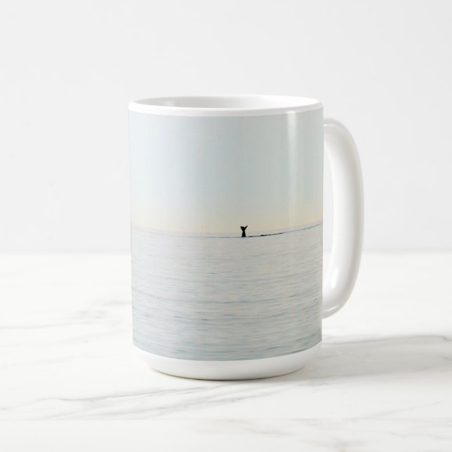 Whale Svan Kaffemugg (Framsida höger)