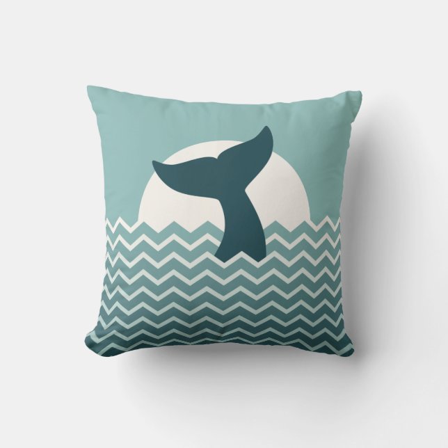 Whale Svan Kudde (Framsida)