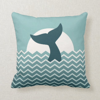 Whale Svan Kudde