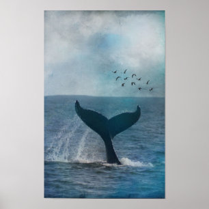 Whale Svan Poster