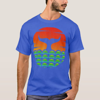 Whale Svan Whale Watching Sunset T Shirt