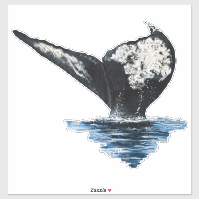 Whale Tail Klistermärken (Ark)