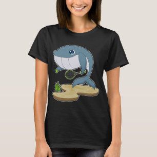 Whale Tennis Tennis racket Sports T Shirt