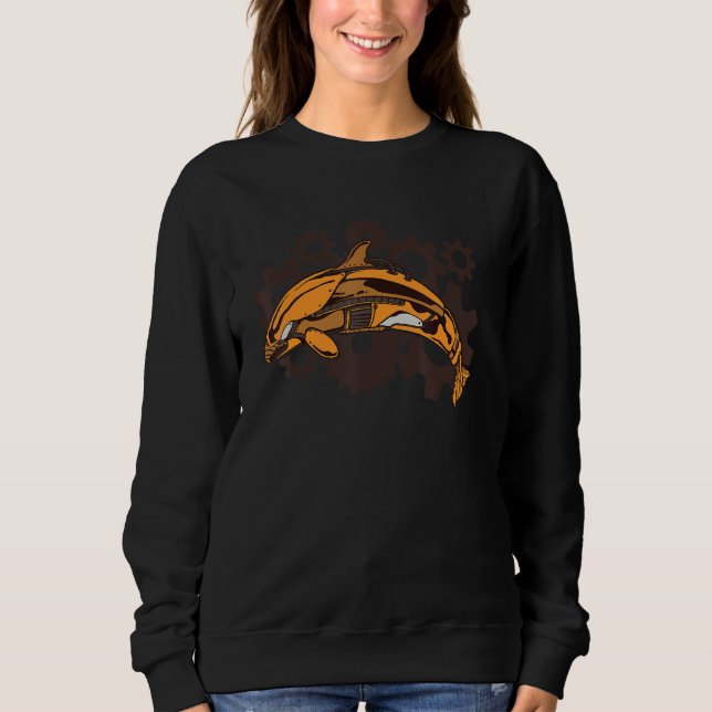 Whale underwater world ocean Orca 1 T Shirt (Framsida)