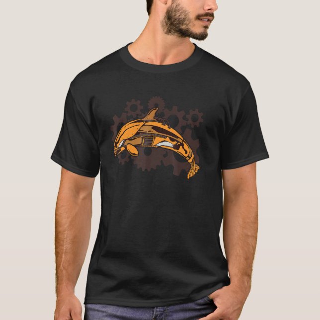 Whale underwater world ocean Orca 1 T Shirt (Framsida)