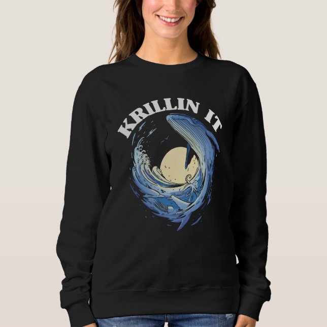 Whale Watcher Krillin It T Shirt (Framsida)