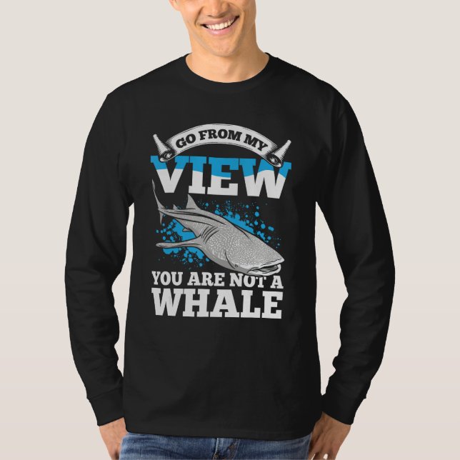Whale Watching For Nature Enthusiast Wildlife Love T Shirt (Framsida)