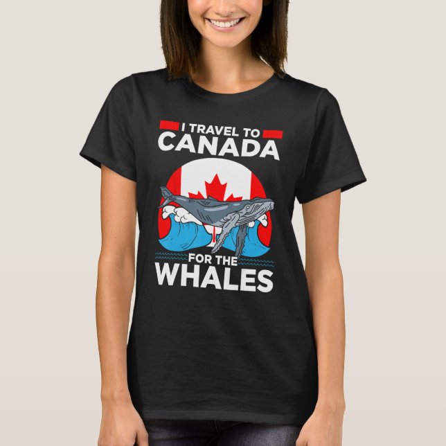 Whale Watching For Nature Enthusiast Wildlife  Tou T Shirt (Framsida)