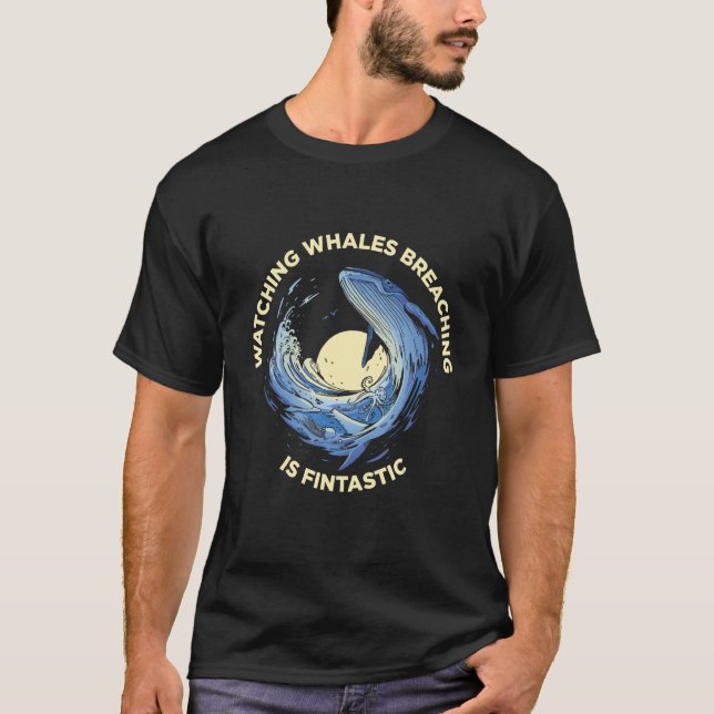 Whale Watching For Nature Enthusiast Wildlife  Tou T Shirt (Framsida)