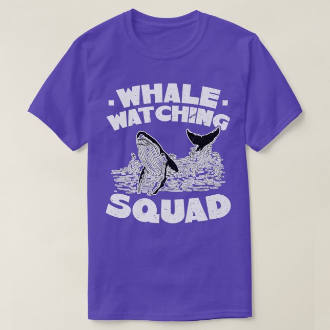 Whale Watching Squad T Shirt (Design framsida)