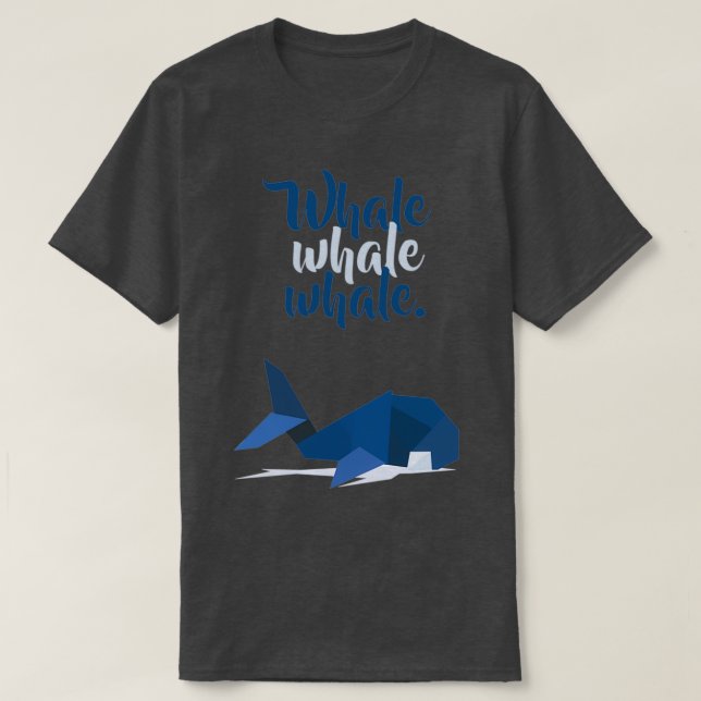 WHALE WHALE WHALE WHALE T SHIRT (Design framsida)