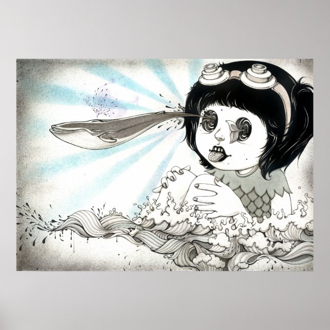 "Whale" Yan Wei | 闫 威 Poster (Framsidan)