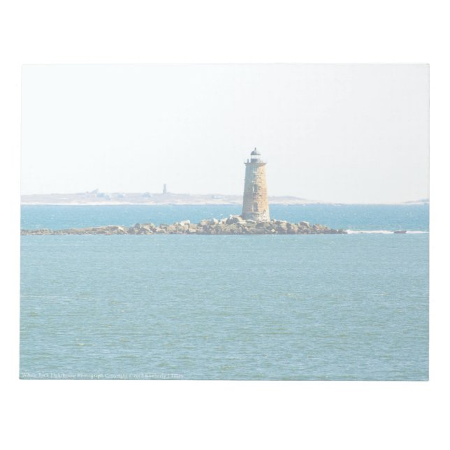 Whaleback Lighthouse Anteckningsblock (Framsida)